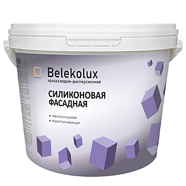 Краска ВД BelEkoLux силиконовая фасадная (вед.14,0кг)