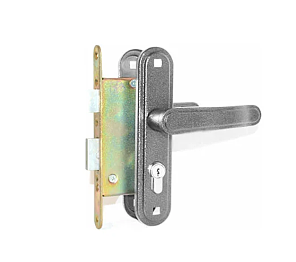 Замок врезн. ЗЕНИТ ЗВ4-3-03 серебро 00208