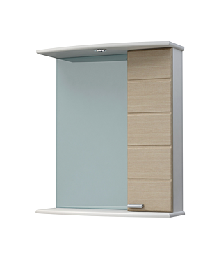 Зеркало-шкаф Штрокс 60С венге светлый правый