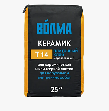 Клей для плитки ВОЛМА Керамик 25кг (48 шт)