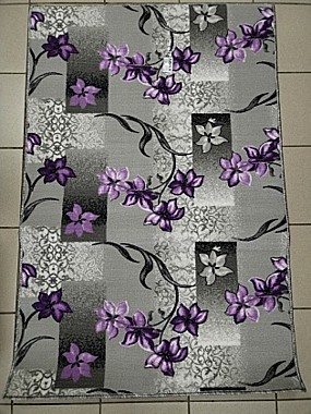 Коврик напольный на войлочной основе с низким ворсом Принт 100х150см (4) p1236/a2p