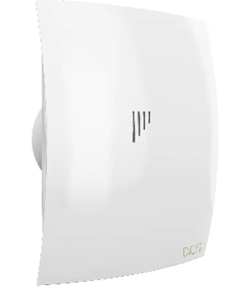Вентилятор настенный BREEZE D100 4С с обратным клапаном DICITI 546008