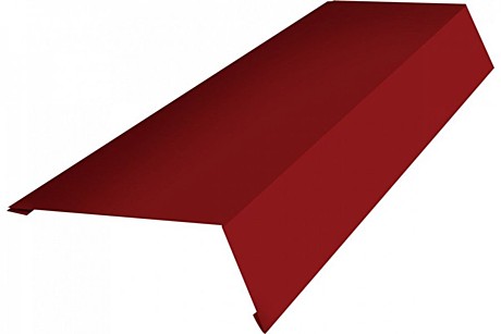 Карнизная планка (капельник) вишня 100х50 мм  0,45 RAL 3005