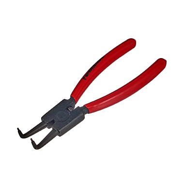 Съемник стопорных колец внешний изогнутый 150мм HCS обливные рукоятки 34-9-803