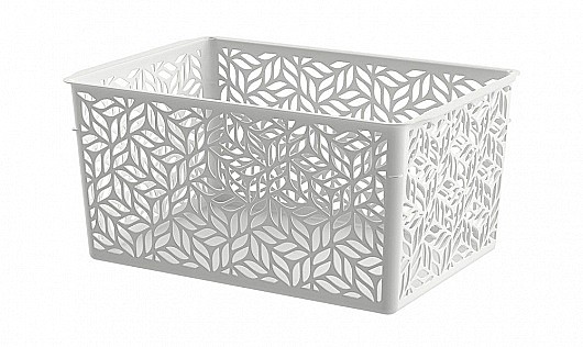 Корзина универсальная пластиковая 3,2л 23х16х11см Linden светло-серый IDIland 221313221/03