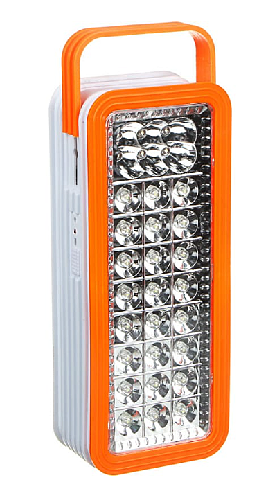 Фонарь ЧИНГИСХАН подвесной 24+3 LED 3xAAA пластик 198-045