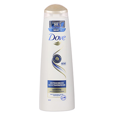 Шампунь для волос Dove Hair Therapy интенсивное восстановление для поврежденных волос, п/б, 380мл