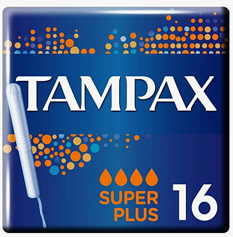 Тампоны гигиенические Tampax Super plus Duo 16шт