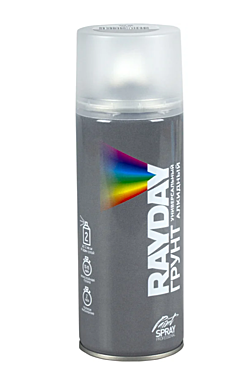 Грунт-аэрозоль алкидный RAYDAY RD-007 серый 520мл