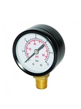 Манометр радиальный 50мм 0-6 бар VIEIR YLA6