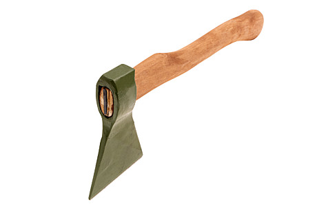 Топор кованный, в сборе,800/1050 г, дер. топорище,400 мм, Б2 //Сибртех 21608