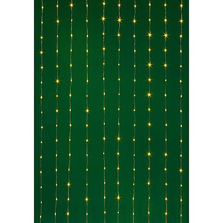 СНОУ БУМ Гирлянда эл. занавес 300 LED, 3х3м, 10 нитей, шампань, 8 реж, 220В