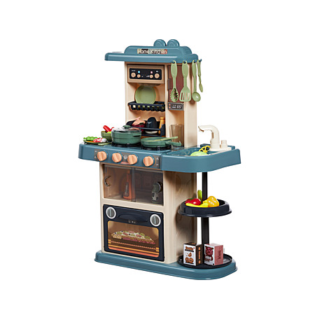 Кухня детская игровая Fashion Kitchen, серая, вода, муз., св., зв., 38 пр., 51,5х23,5х72см
