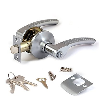 Ручка дверная с защелкой APECS 8026-01-CRM/CR