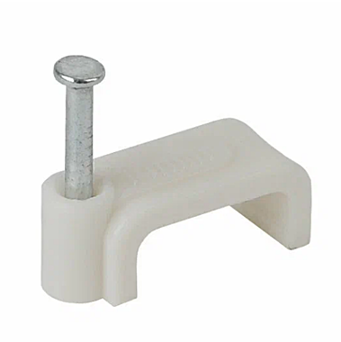 Скобы для кабеля 10мм плоские 50шт ЭРА Б0038909 