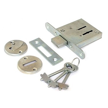 Замок врезн. ЗЕНИТ ЗВ8-4.1 3кл без ручек (сувальдный ключ) 01127