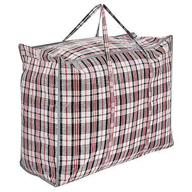 Сумка хозяйственная клетка 60х50х30см нетканый материал 467-039