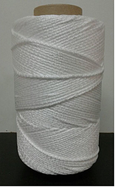 Шнур с сердечником 7мм 250м белый (бобина) метражом
