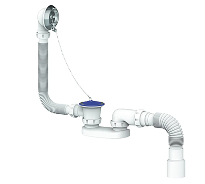 Обвязка на ванну UNICORN S12 с вып.и переливом (50см) 1 1/2