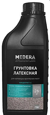 Средство MEDERA 130 Adhesion Powder бетон-контакт 1л б/цв 651-1