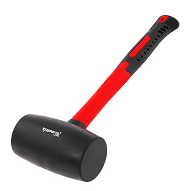 Киянка резиновая, 910 г, черная резина, фибергласовая рукоятка Matrix 11194