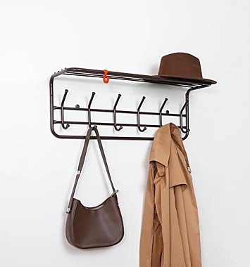 Вешалка с полкой 80 Коричневый ВСП 7 КОР