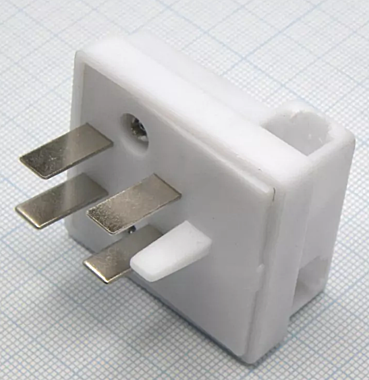 Адаптер телефонный вилка 2 выхода