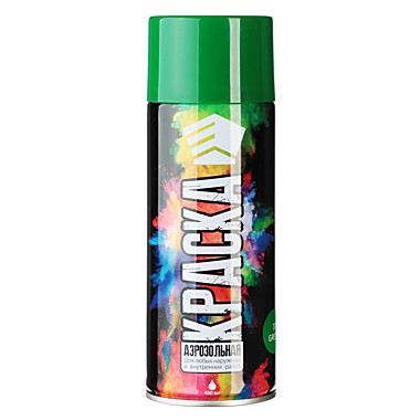 Краска-аэрозоль ЕРМАК  400 мг зеленая (9001/37) 759-021