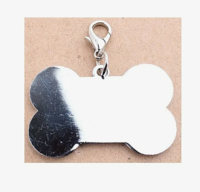 Подвеска на ошейник косточка 3х2см 157-052