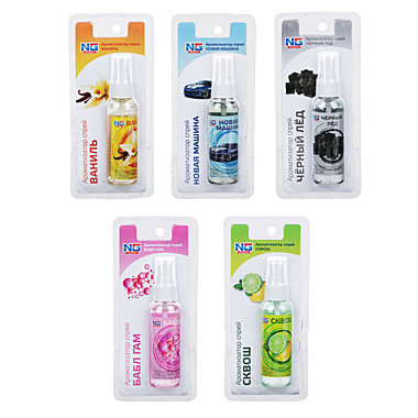 Ароматизатор NEW GALAXY спрей, бабл гам, ваниль, новая машина, сквош, черный лед 794-578