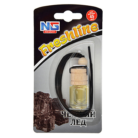 Ароматизатор подвесной NEW GALAXY Freshline черный лед 794-345