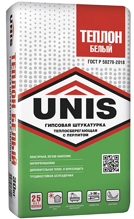 Штукатурка Теплон UNIS гипсовая 5 кг