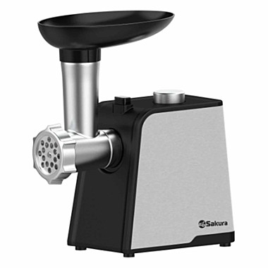 Мясорубка электрическая SA-6430 1800Вт реверс+комплект насадок