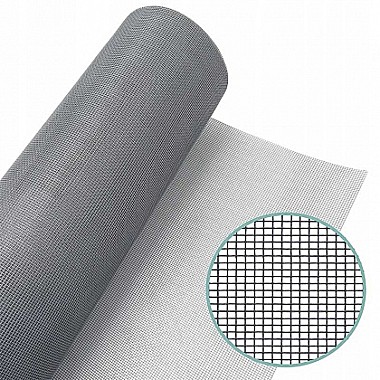 Сетка москитная 160х30м стеклосет. ПРЕМИУМ Цена за метр