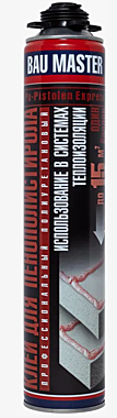 Клей-пена BAU MASTER для плит из пенопол. 750мл