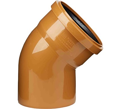 Отвод 110/45 (с/к) рыжий ПРОАКВА PPH3011045