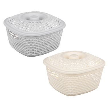 Корзинка VETTA универсальная с крышкой 