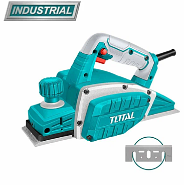 Электрорубанок TOTAL INDUSTRIAL 750Вт 17000об/мин, 82мм,глуб.2мм