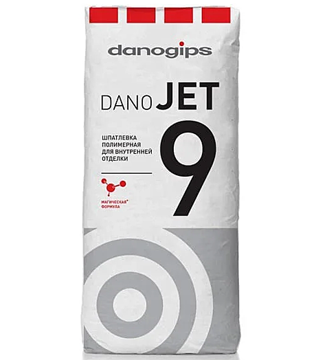 Шпатлевка DANO JET 9 полимерная для внутренней отделки 20кг