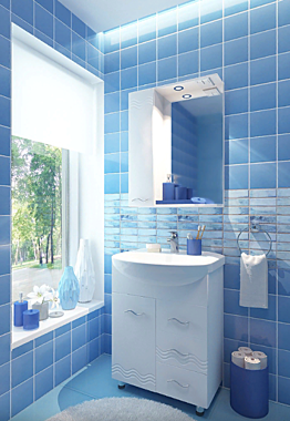 Зеркало-шкаф ВОЛНА-60 левый