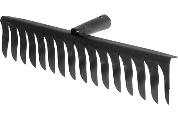 Грабли витые 14-зубые 2,0мм с черенком 1200мм 1 сорт 66-1-000