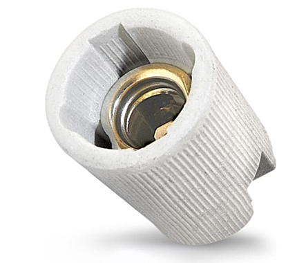 Патрон эл.подвесной Е14 керамика 5565327 89-0-174