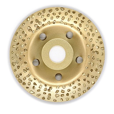 Круг шлифовальный FERA 125х22,2мм чашечный по дереву карбид вольф, выгнутый 8 зерно 74-0-532 