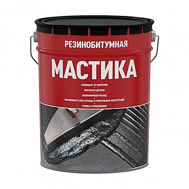 Мастика резино-битумная 5,0л СТАРТ черный