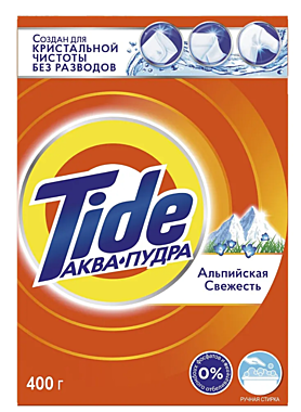 Стиральный порошок ТАЙД 400г ручная стирка  Альпийская свежесть