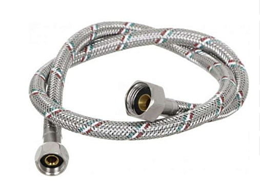 Шланг водопроводный ELKA 180см г/г в силиконовой обмотке 98366