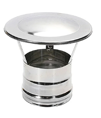 Зонт-Д вентиляционный ф110 0,5мм нерж Феррум f1702