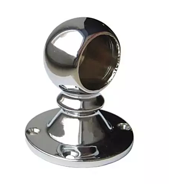 Держатель для рейлинга дистанц. торцевой (малый) - высота до центра отвер.45мм XG-021В/25 2855-25