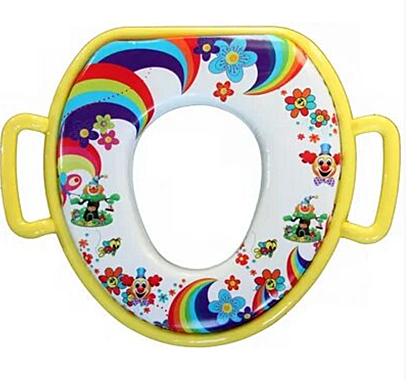 Сиденье-накладка на унитаз детское мягкое 103-532 с рис в ассорт