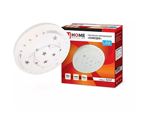 Светильник светодиодный IN HOME DECO 18Вт 230В 4000К 1170лм 230мм СОЗВЕЗДИЕ